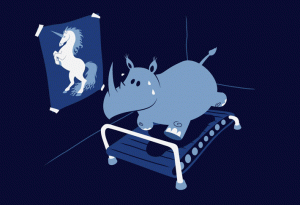 dreams hopes rhino treadmill unicorn