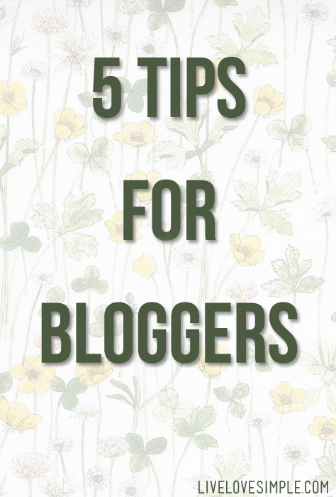 Tips for Bloggers