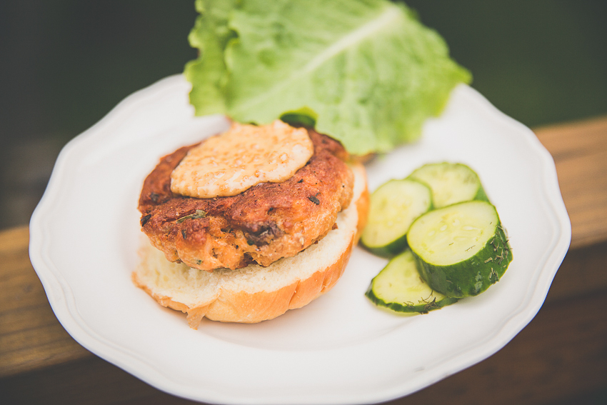 salmon burgers recipe | livelovesimple.com