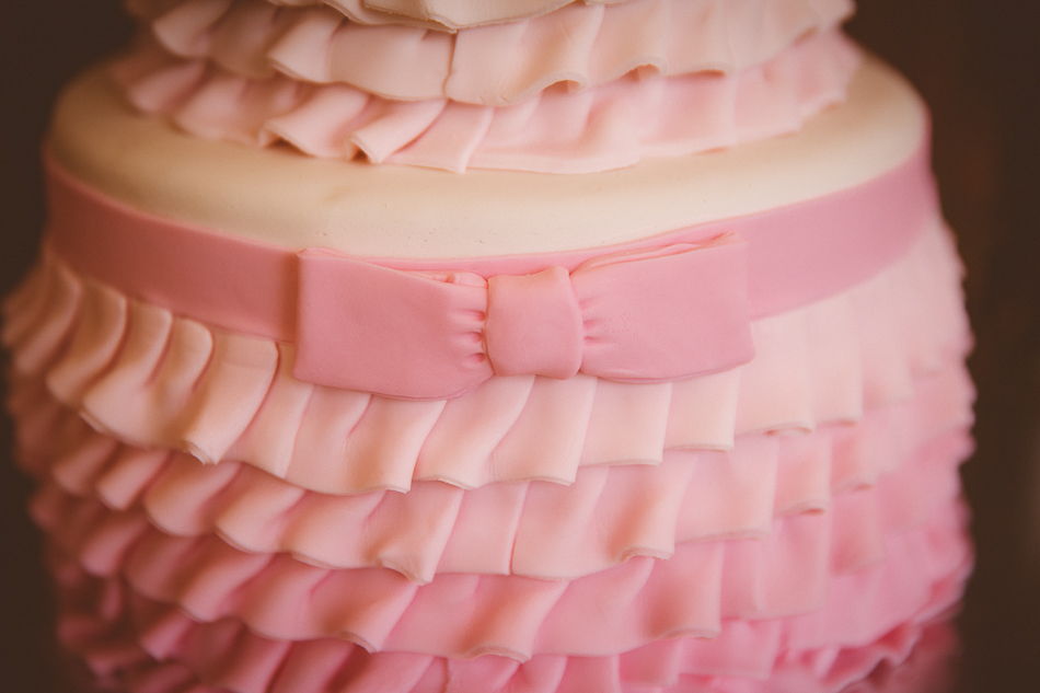 pink ombre cake / livelovesimple.com