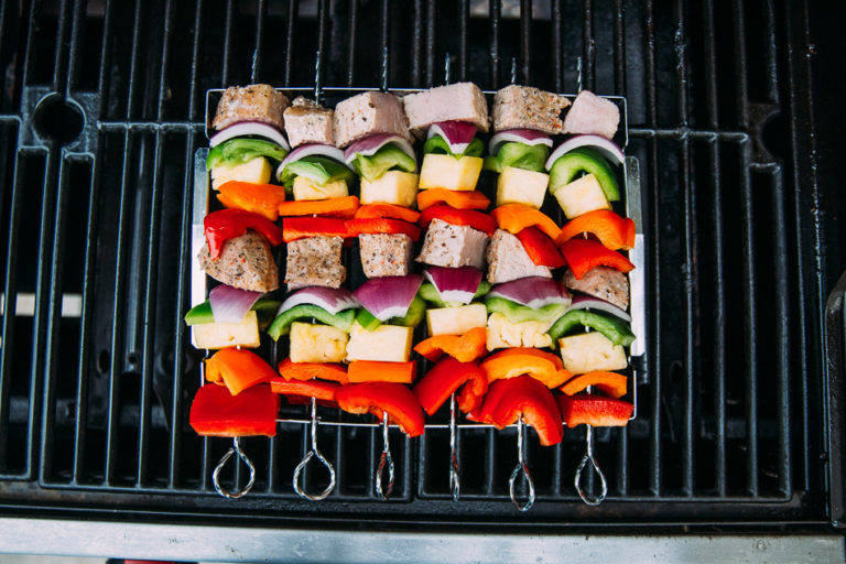 Summer Grilling Pork Loin Filet Kabobs Live Love Simple