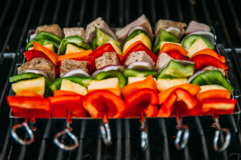 Summer Grilling Pork Loin Filet Kabobs Live Love Simple