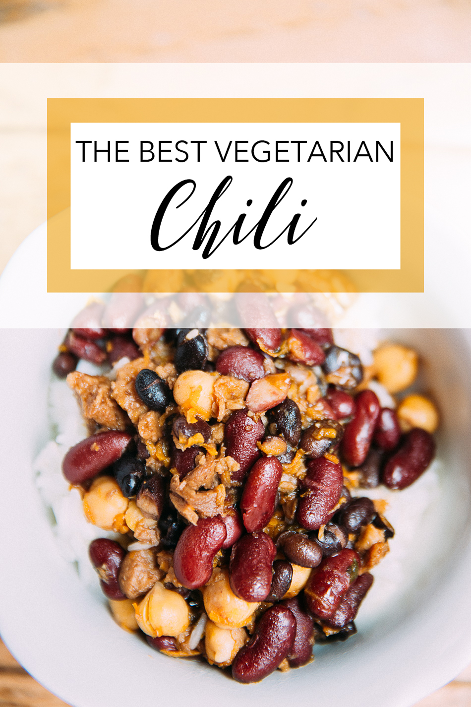 The Best Vegetarian Chili // livelovesimple.com
